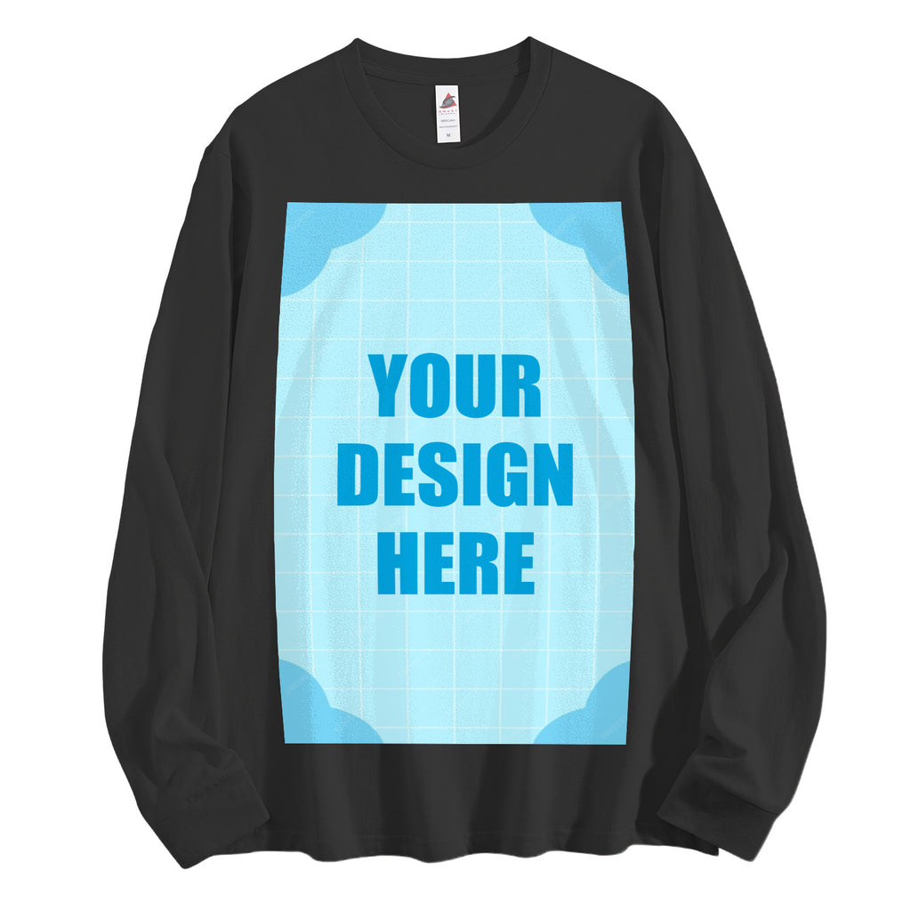 Men's Pure Cotton Long Sleeve - Front (CA Factory 02, USA)