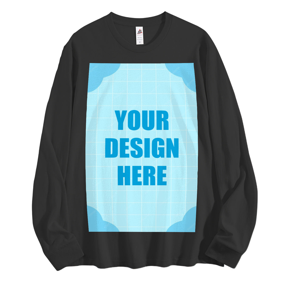 Men's Pure Cotton Long Sleeve - Front (CA Factory 02, USA)