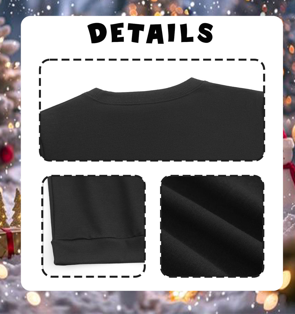 Children's round neck long sleeved hoodie - back