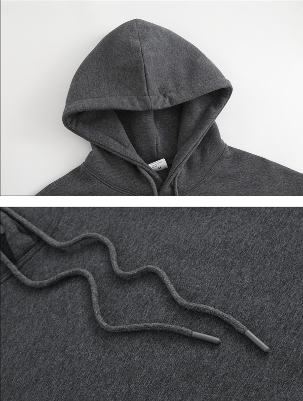270 Fleece Hoodie with Rope Positioning Print - Front (CA Factory 03, USA)