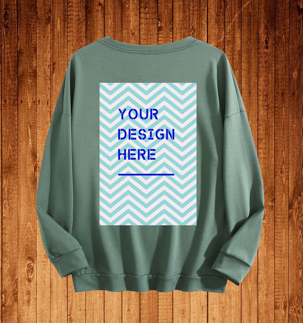 Round neck sweatshirt - back