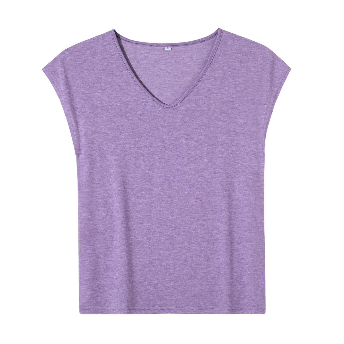 180g V-neck colored cotton vest - unprinted (NJ-2 factory in the United States)