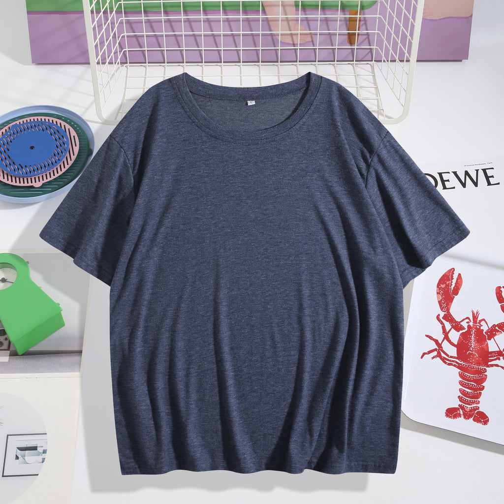 180G Women's Colored Cotton T-shirt - Unprinted (CA-2 Factory in the United States)