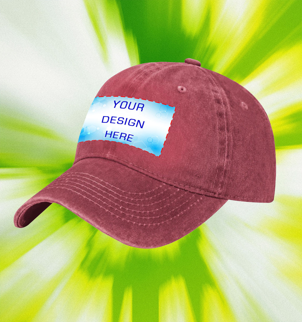 Water washed duckbill cap