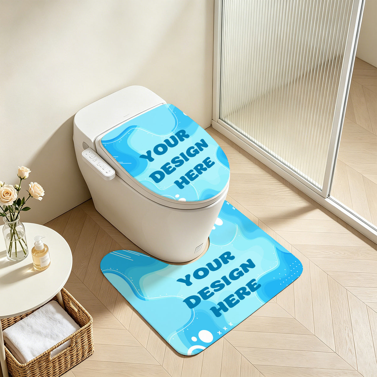 Multiple toilet pads (CA-3 factory in the United States)