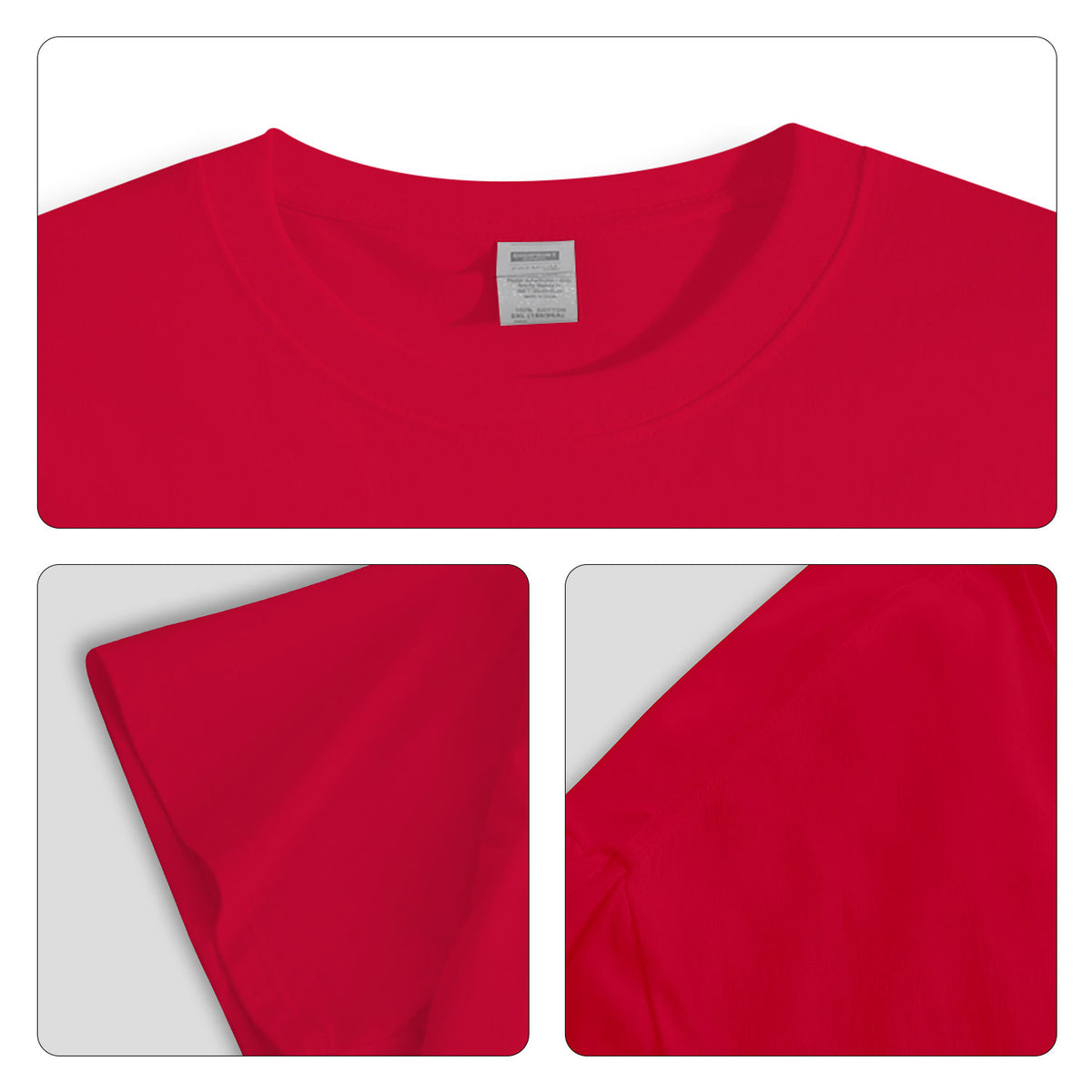 Multi color 180g adult T-shirt - back