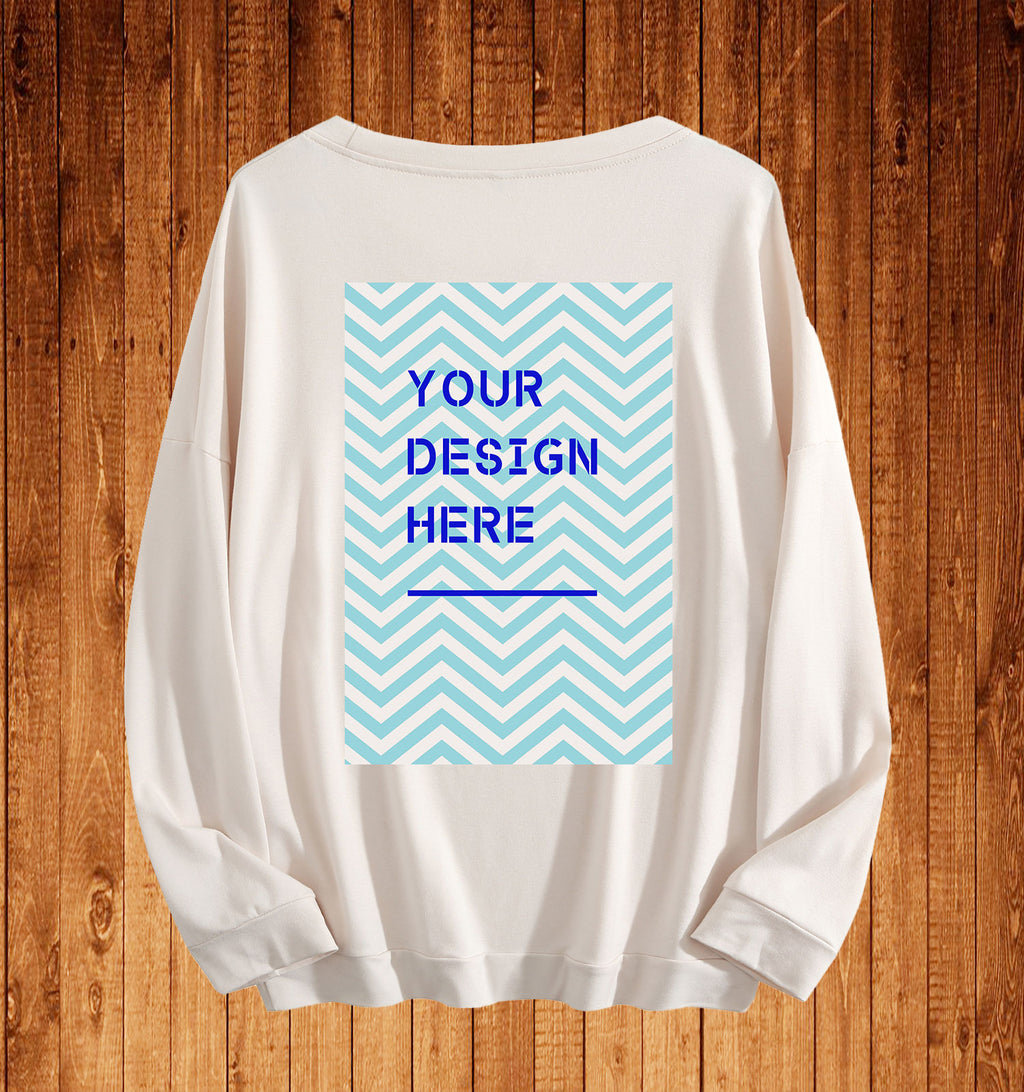Round neck sweatshirt - back
