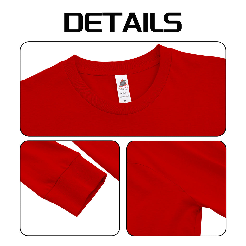 Men's Pure Cotton Long Sleeve - Double (CA Factory 02, USA)