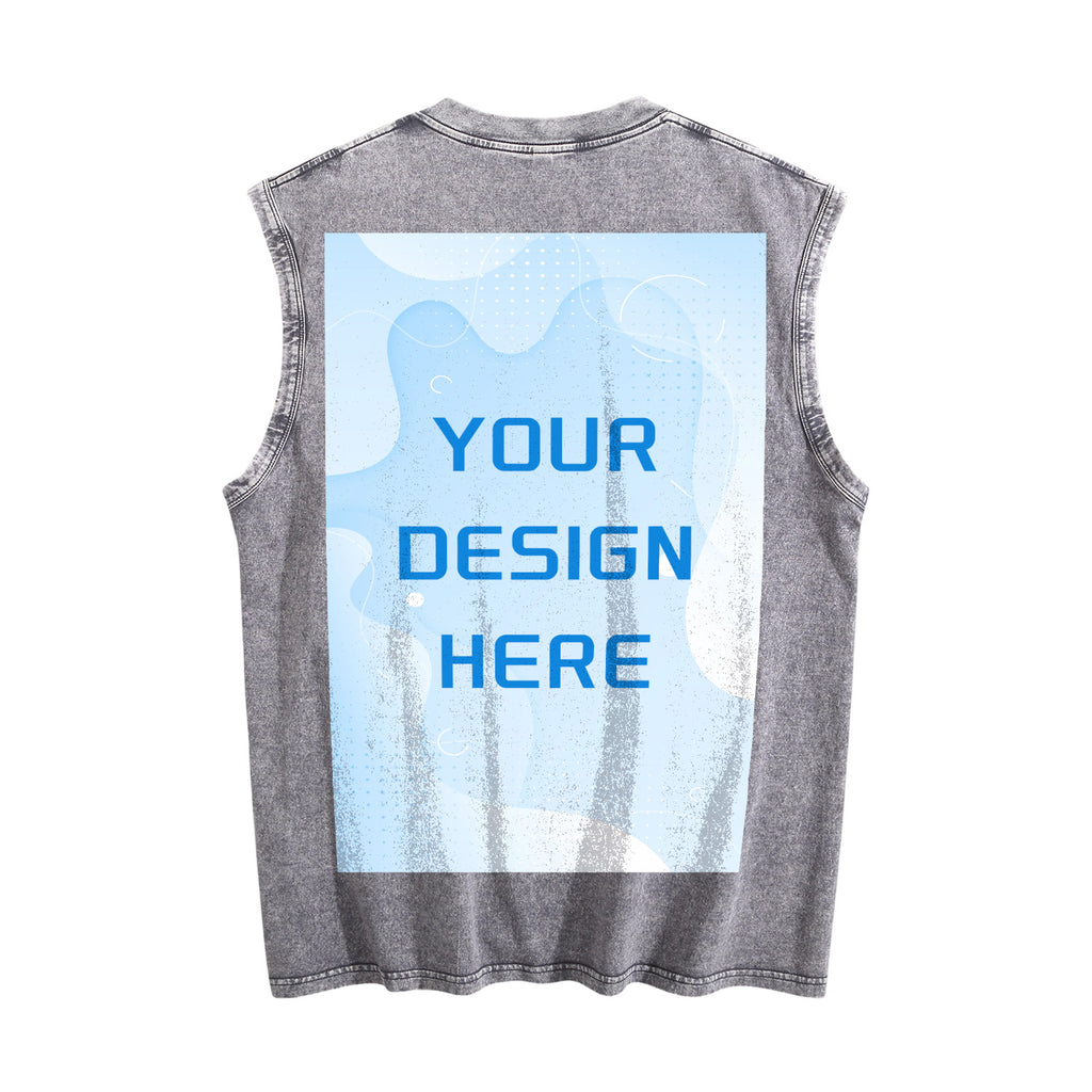 Washed vest - Rear (CA-2 factory in the United States)