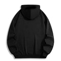 270 fleece hooded sweatshirt with rope positioning printing - rear (NJ-1 factory in the United States)