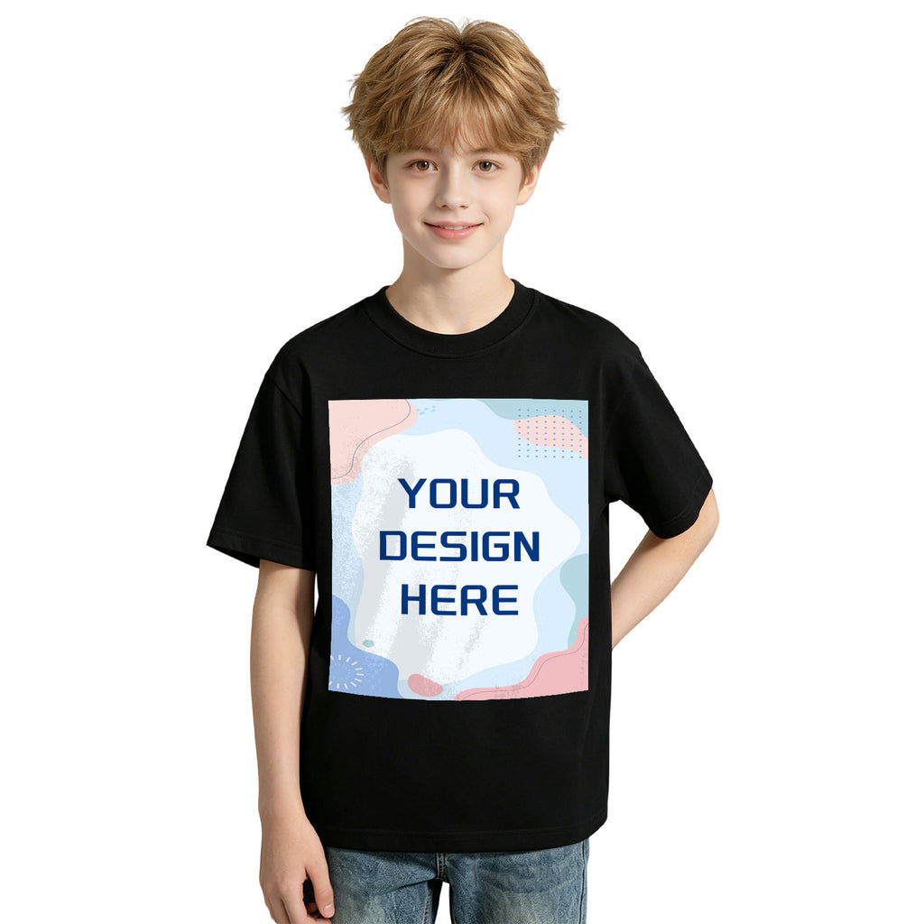 200g pure cotton children's T-shirt - front print (Australia)