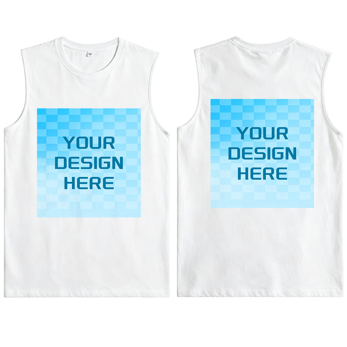 200g Men's Tank Top - Double sided Printed [Australia]