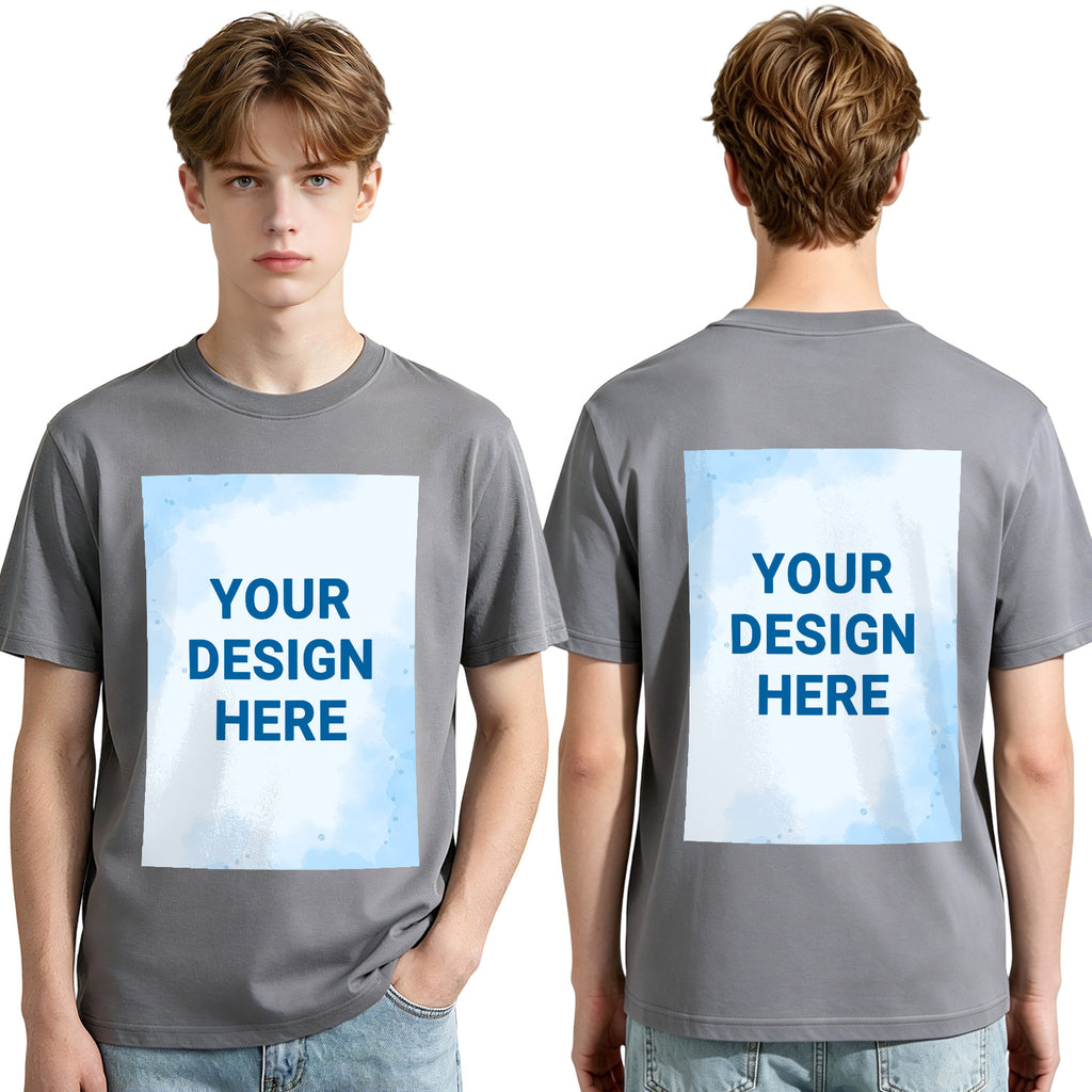 200g pure cotton men's T-shirt - double-sided printing [Australia]