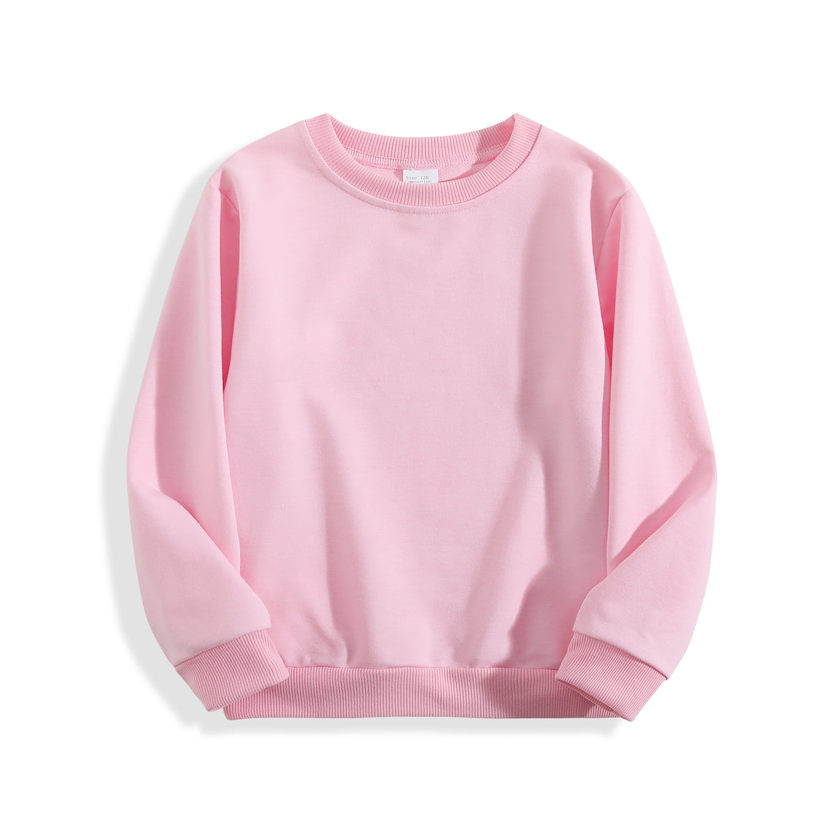 Children's round neck long sleeved hoodie - back