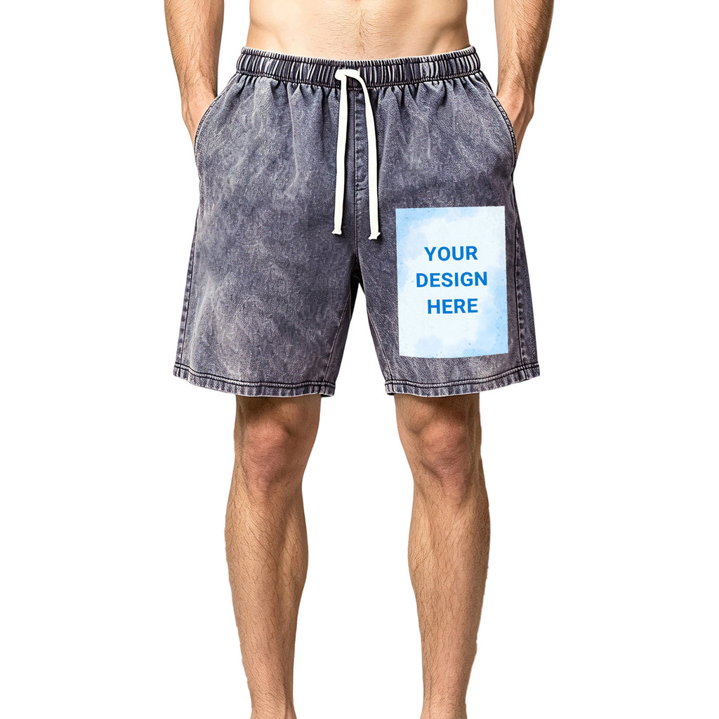Washed shorts - front right (CA-2 factory in the United States)