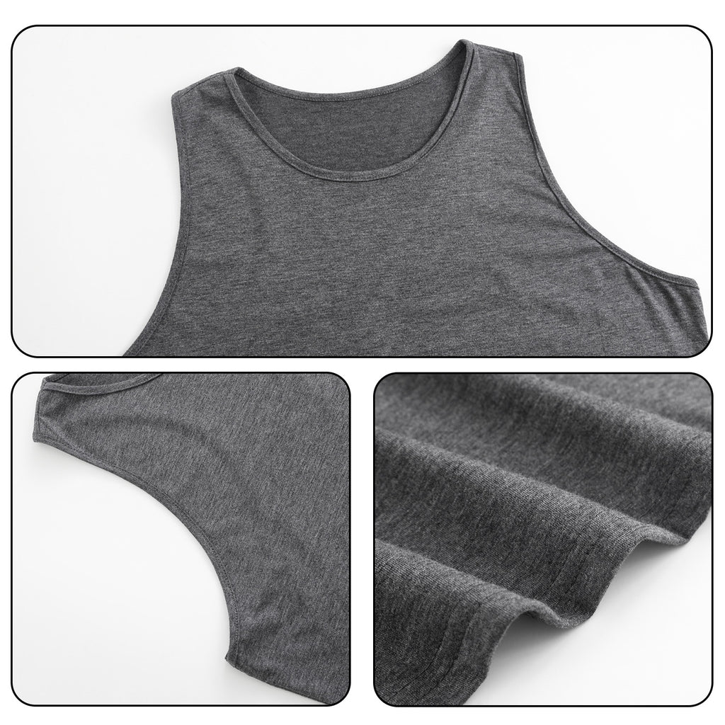 Ladies' colored cotton vest - front (CA-2 factory in the United States)