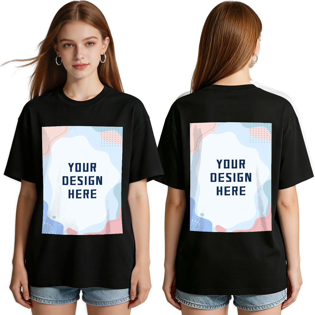 200g pure cotton women's T-shirt double-sided printing [Australia]