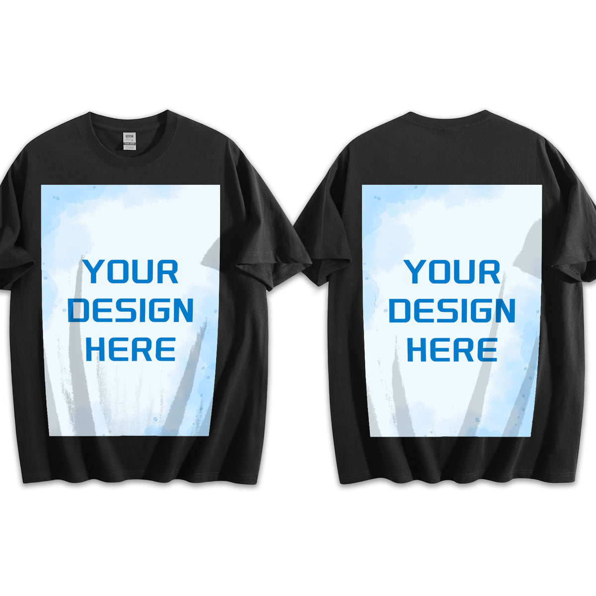 Double sided printed 200g pure cotton men's T-shirt (Australia)