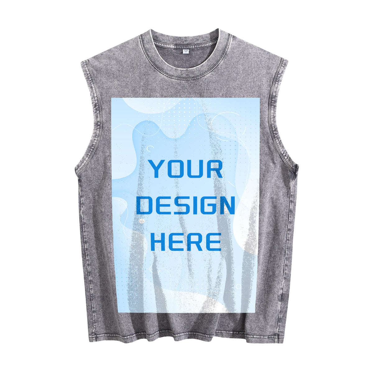 Washed vest - front (CA-2 factory in the United States)