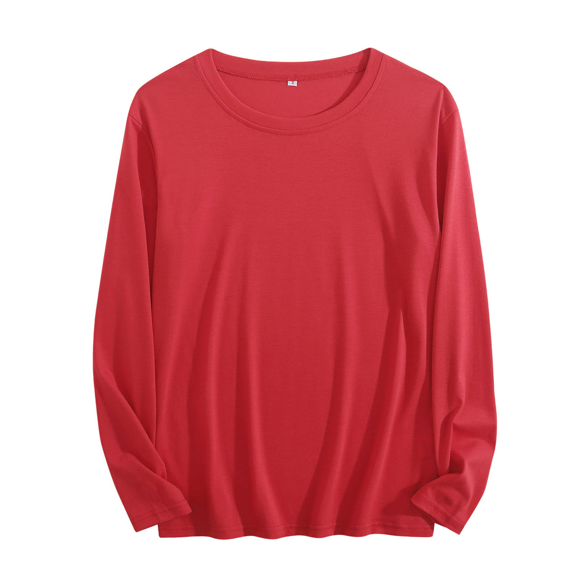 Women's 4-color round neck long sleeved T-shirt - Front (CA Factory 02, USA)