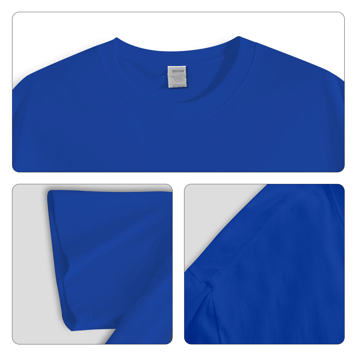 Multi color 180g adult T-shirt - back