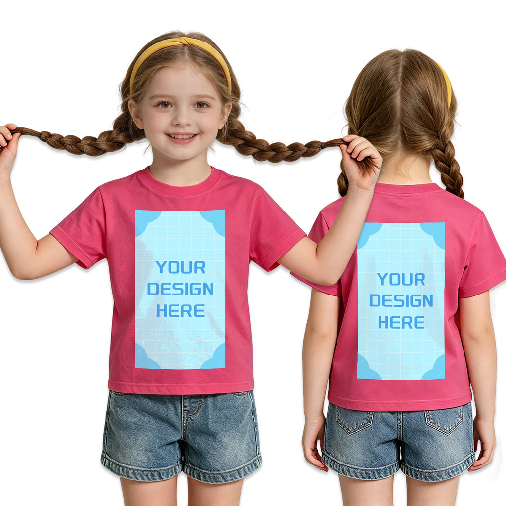 190g Children's T-shirt - Double sided (CA-3 factory in the United States)