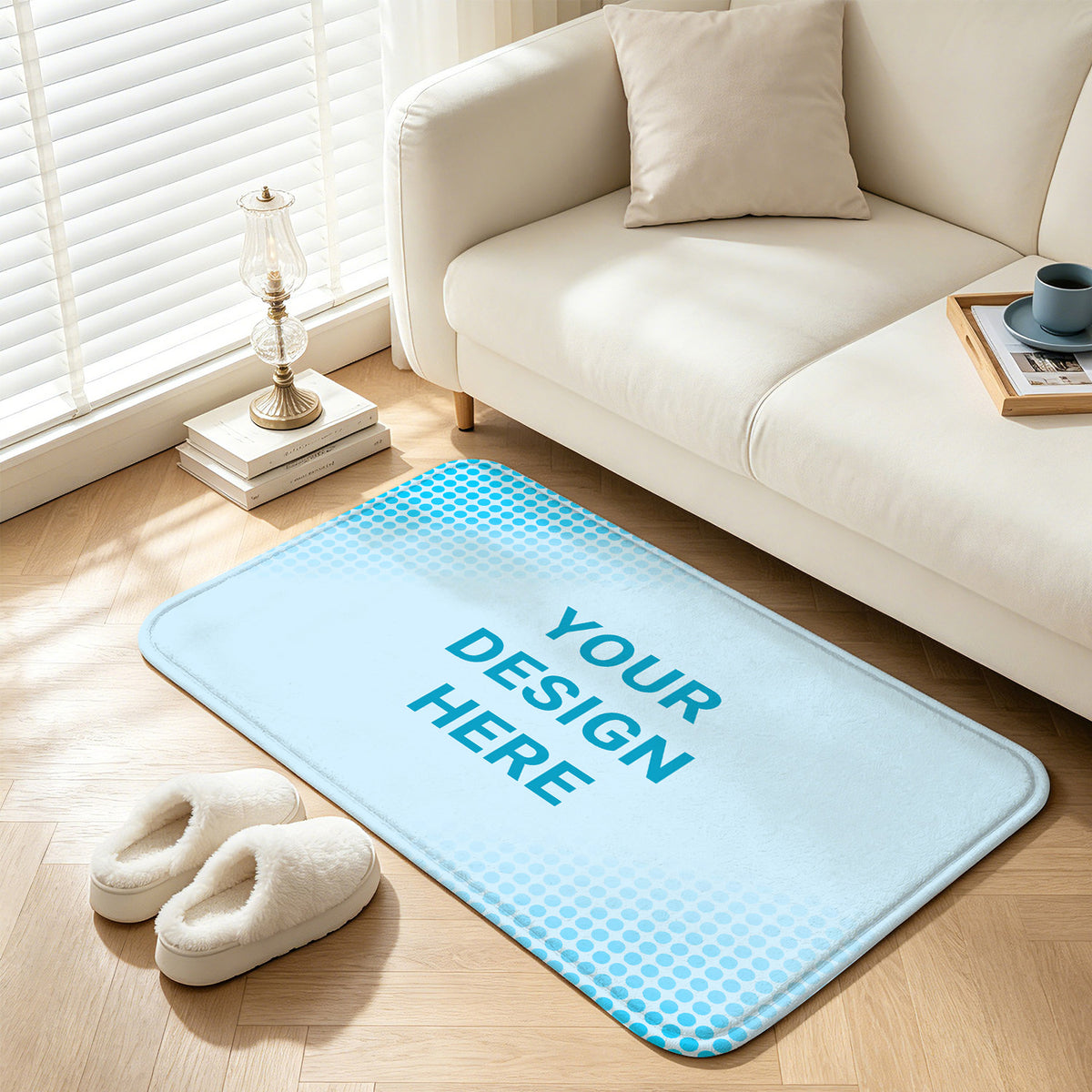90 × 60cm flannel floor mat (CA-3 factory in the United States)