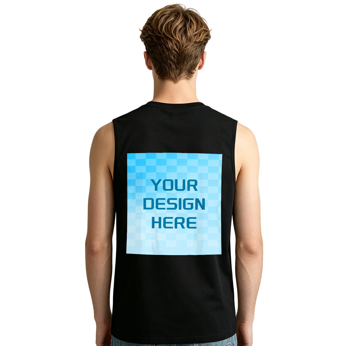 200g Men's Tank Top - Back Printed [Australia]