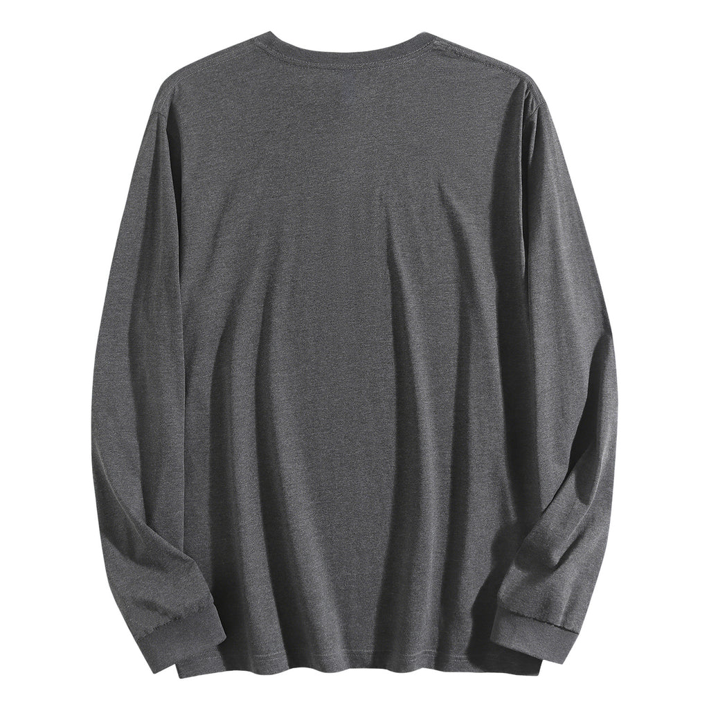 Men's pure cotton long sleeved back (CA factory 02, USA)