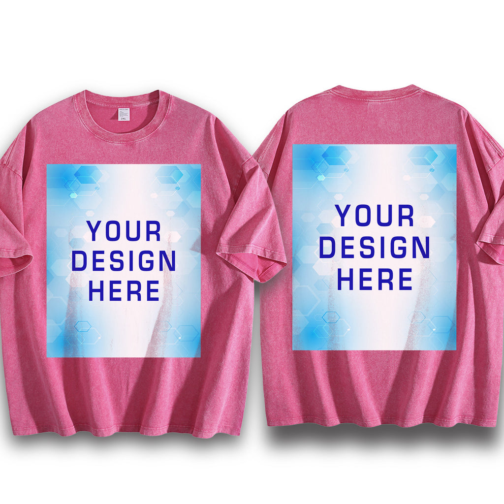210g water washed T digital direct spray double-sided printing