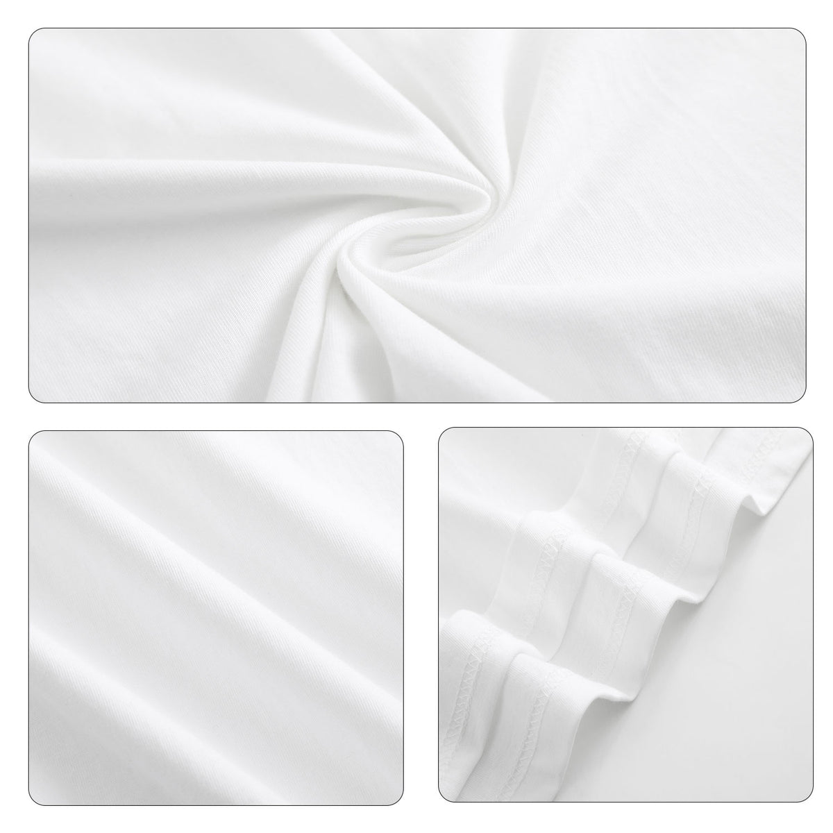180g black and white T-shirt digital direct spray single-sided printing