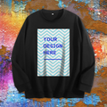 Front of round neck hoodie