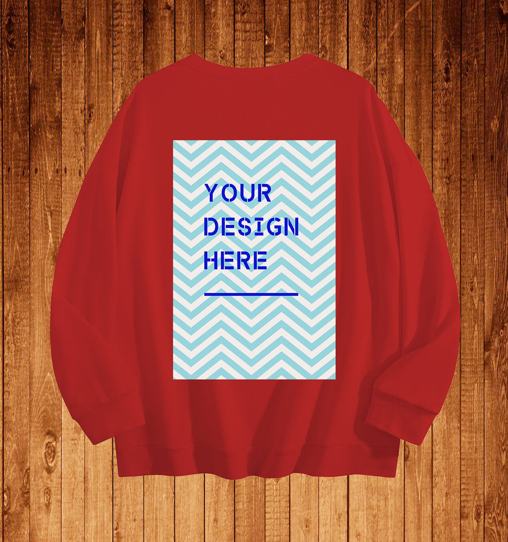 Round neck sweatshirt - back