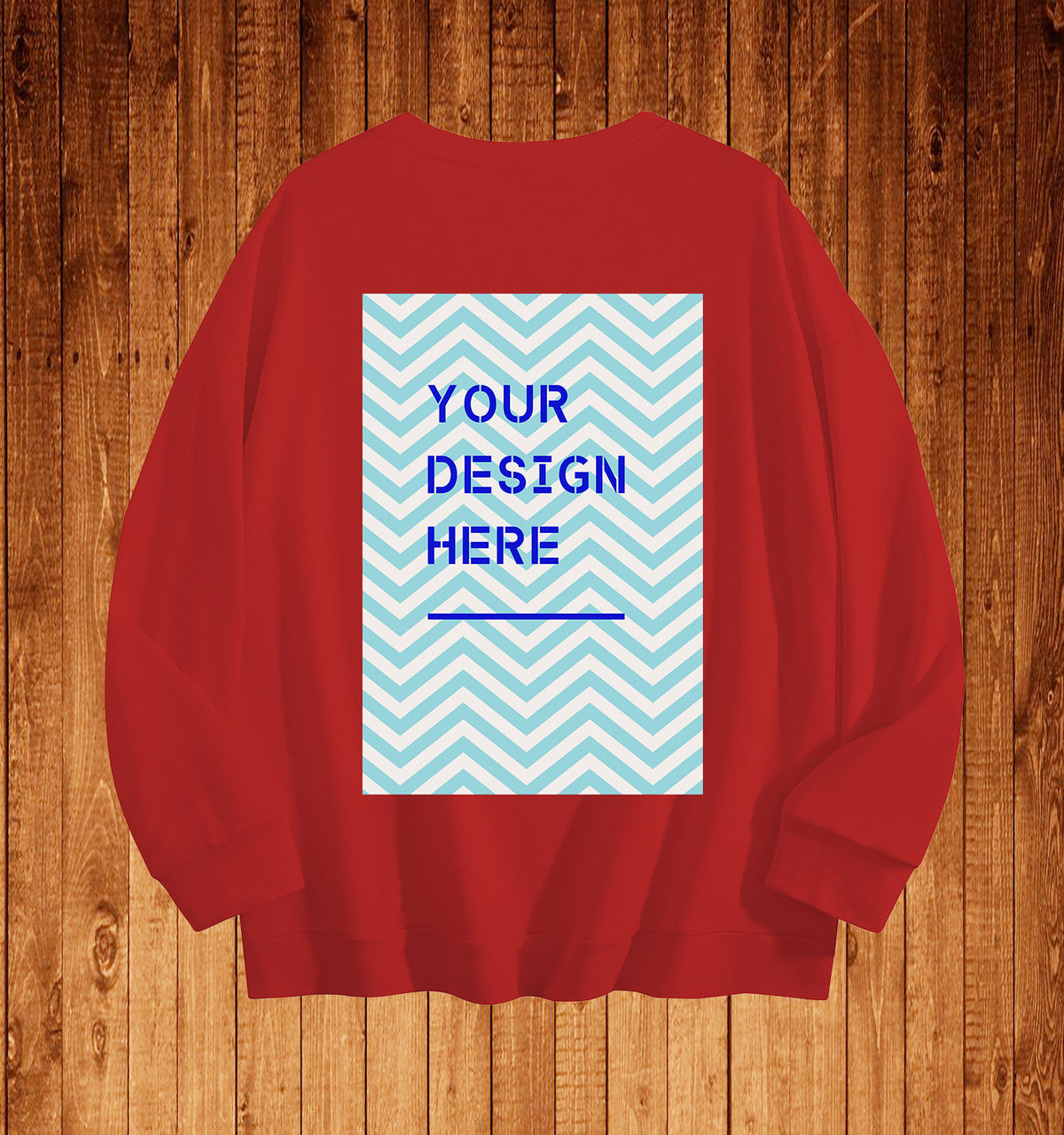 Round neck sweatshirt - back