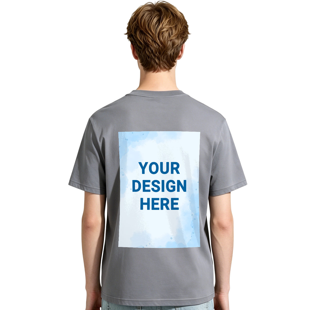 200g pure cotton men's T-shirt - back printed [Australia]