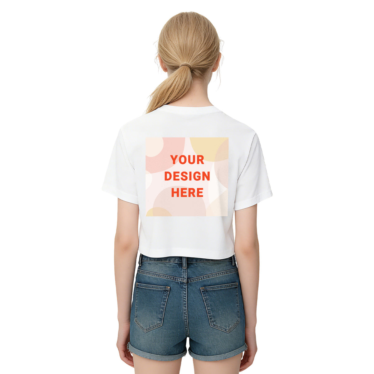 Ladies' Umbilical T-shirt - Rear (CA-2 Factory, USA)