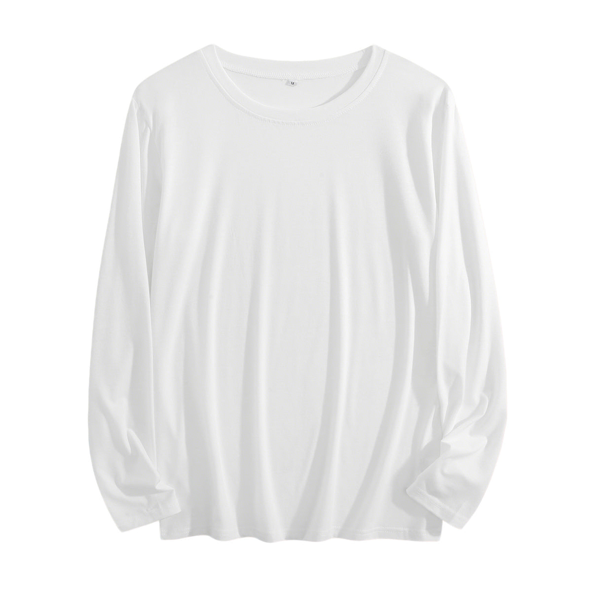 Women's 4-color round neck long sleeved T-shirt - Front (CA Factory 02, USA)
