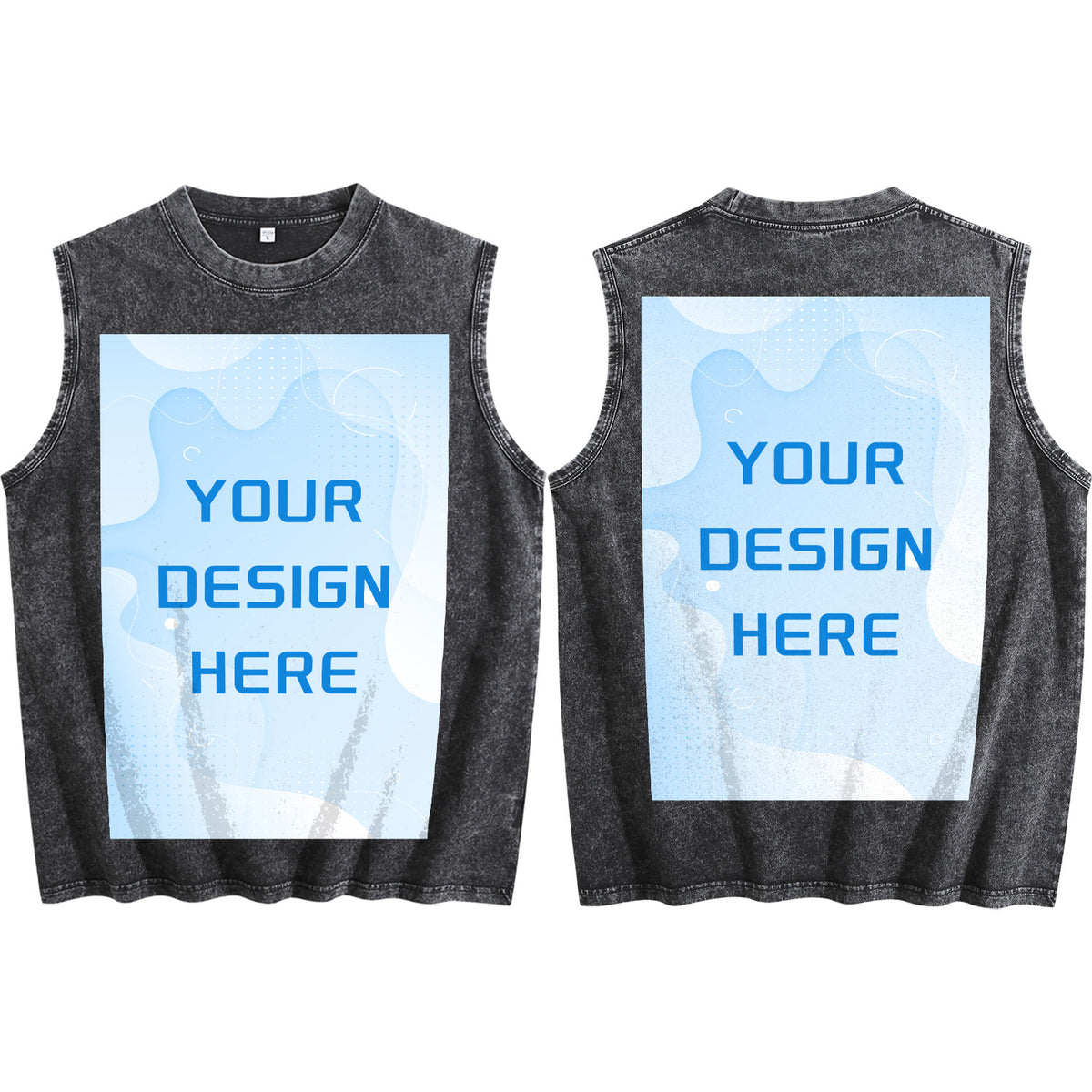 Washed vest - Double (CA-3 factory in the United States)