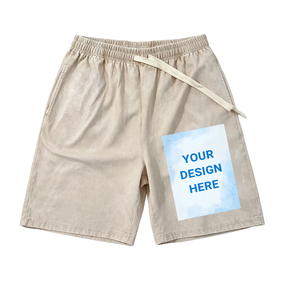 Washed shorts - front right (CA-2 factory in the United States)