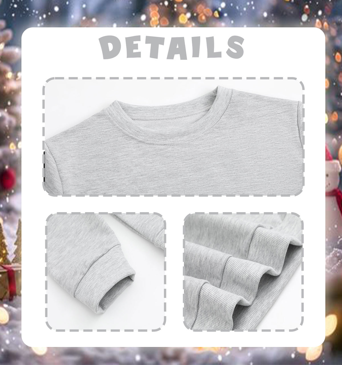 Children's round neck long sleeved hoodie double-sided