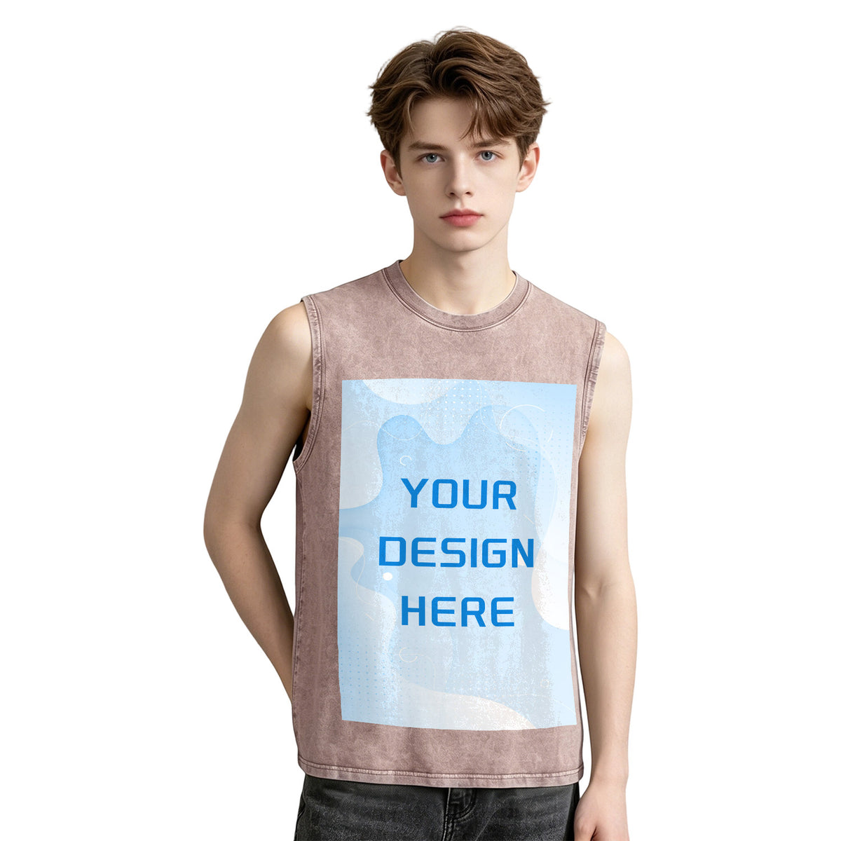Washed vest - front (CA-2 factory in the United States)
