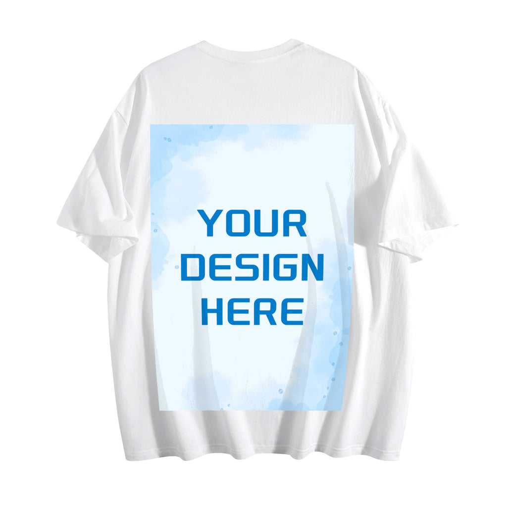 200g pure cotton men's T-shirt with printed back (Australia)