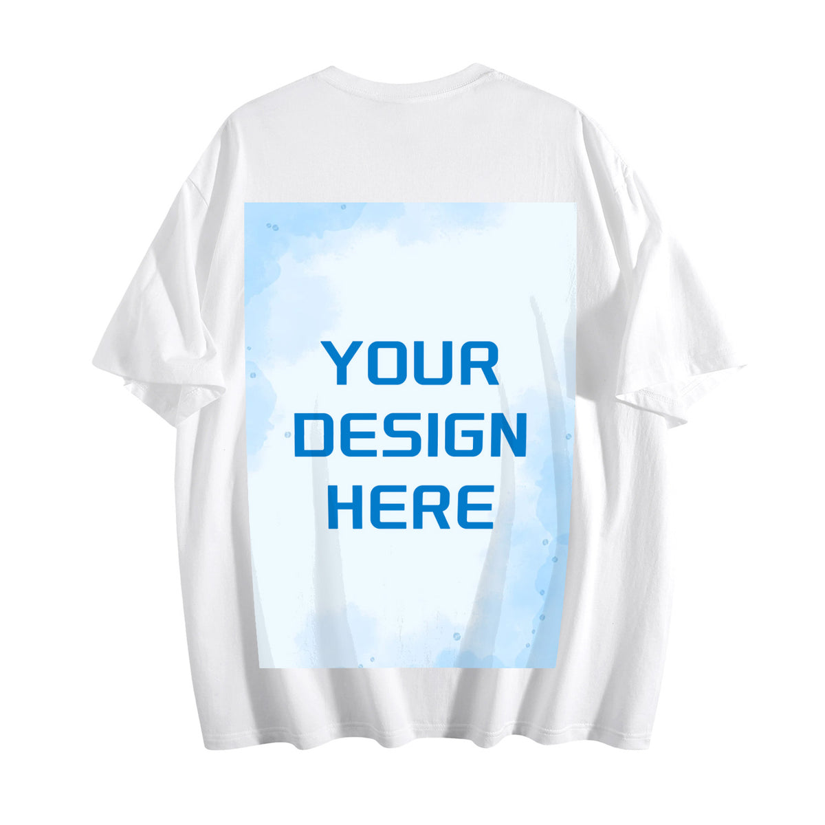 200g pure cotton men's T-shirt with printed back (Australia)