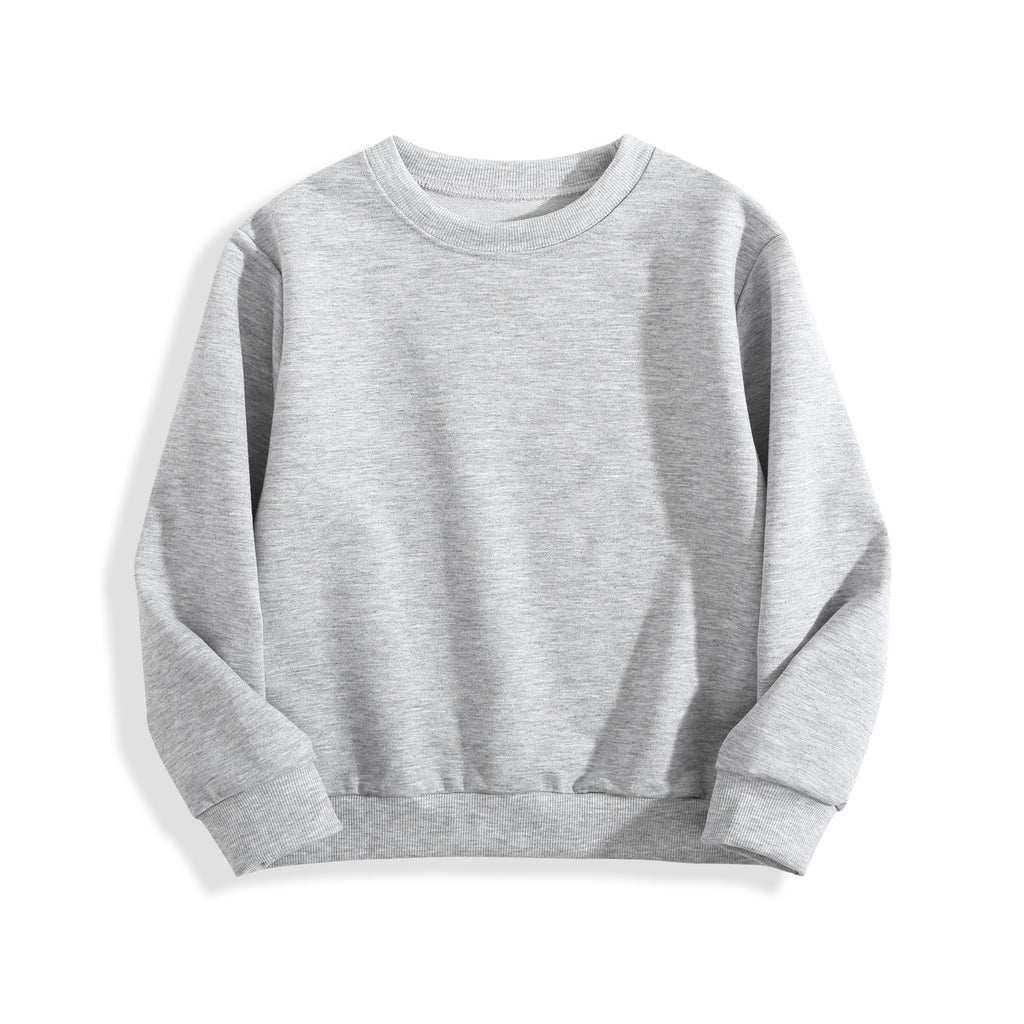 Children's round neck long sleeved hoodie - back