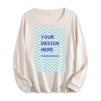 Front of round neck hoodie