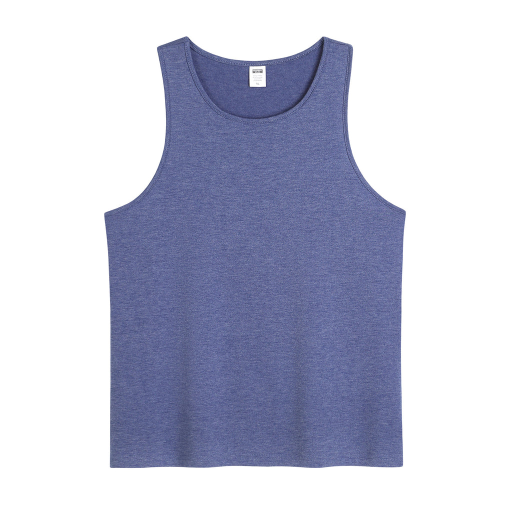 Unprinted women's colored cotton vest (CA-2 factory in the United States)