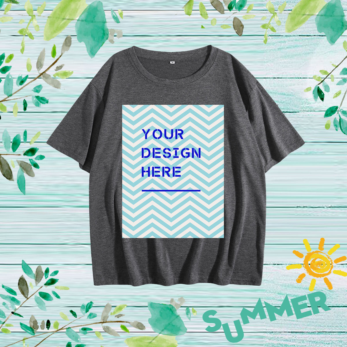 180G Women's Colorful Cotton Women's T-shirt