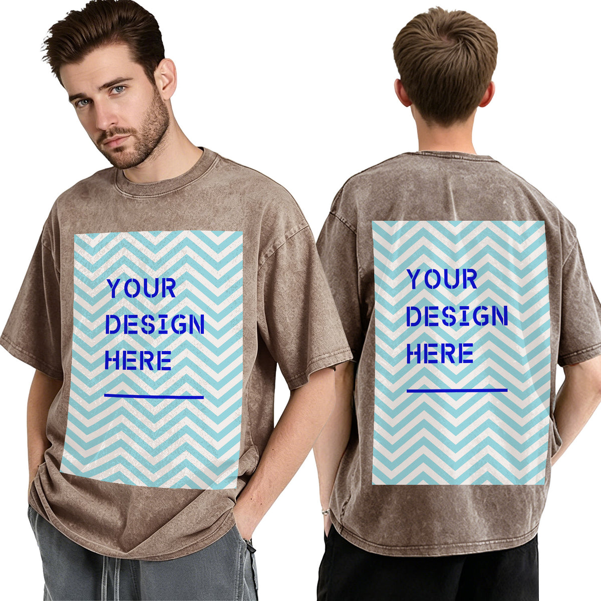 Big picture -210g washed T-double