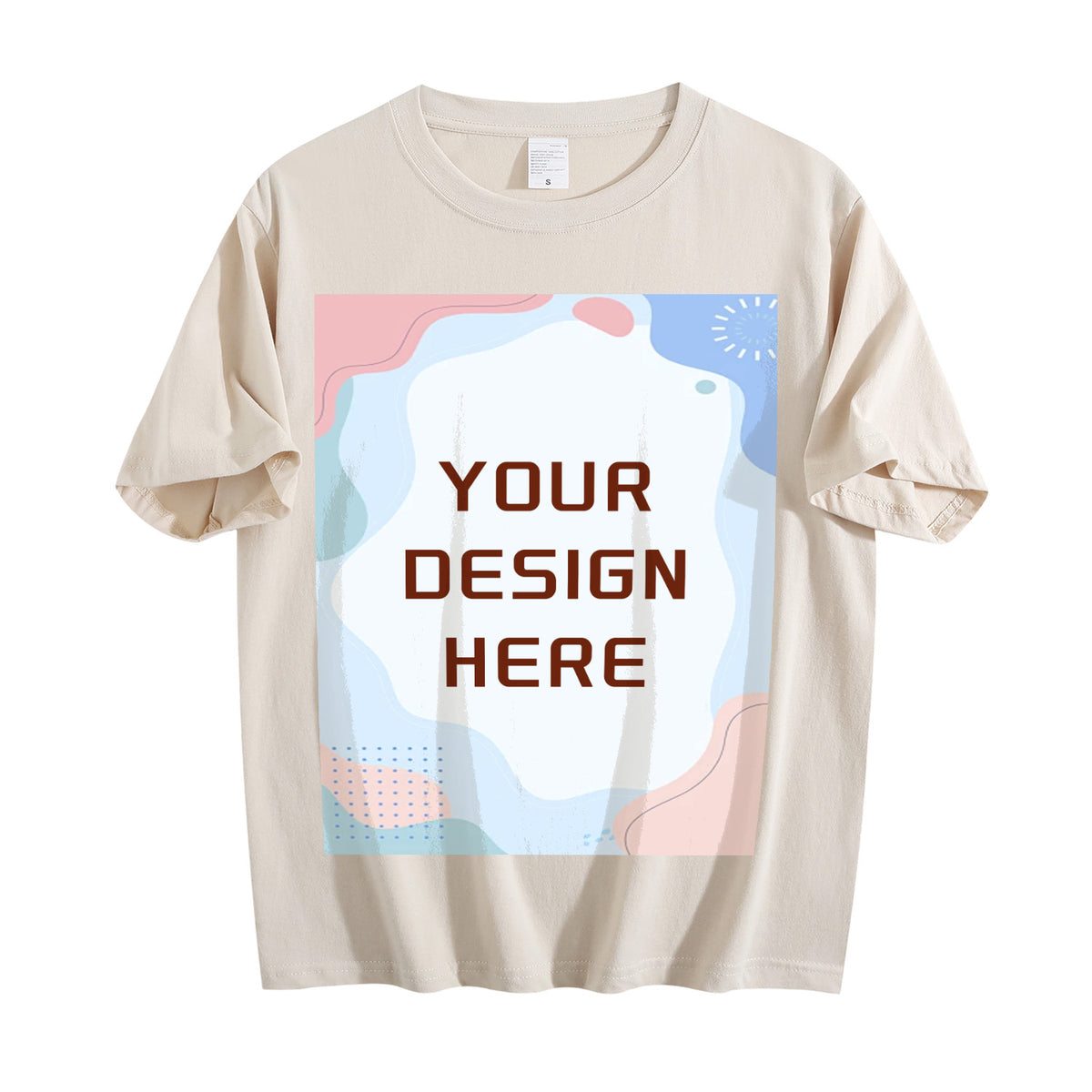 180G Ordinary Women's Pure Cotton T-shirt - Front (CA-2 Factory in the United States)
