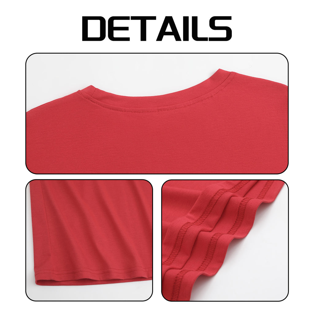 Women's 4-color round neck long sleeved T-shirt - Front (CA Factory 02, USA)